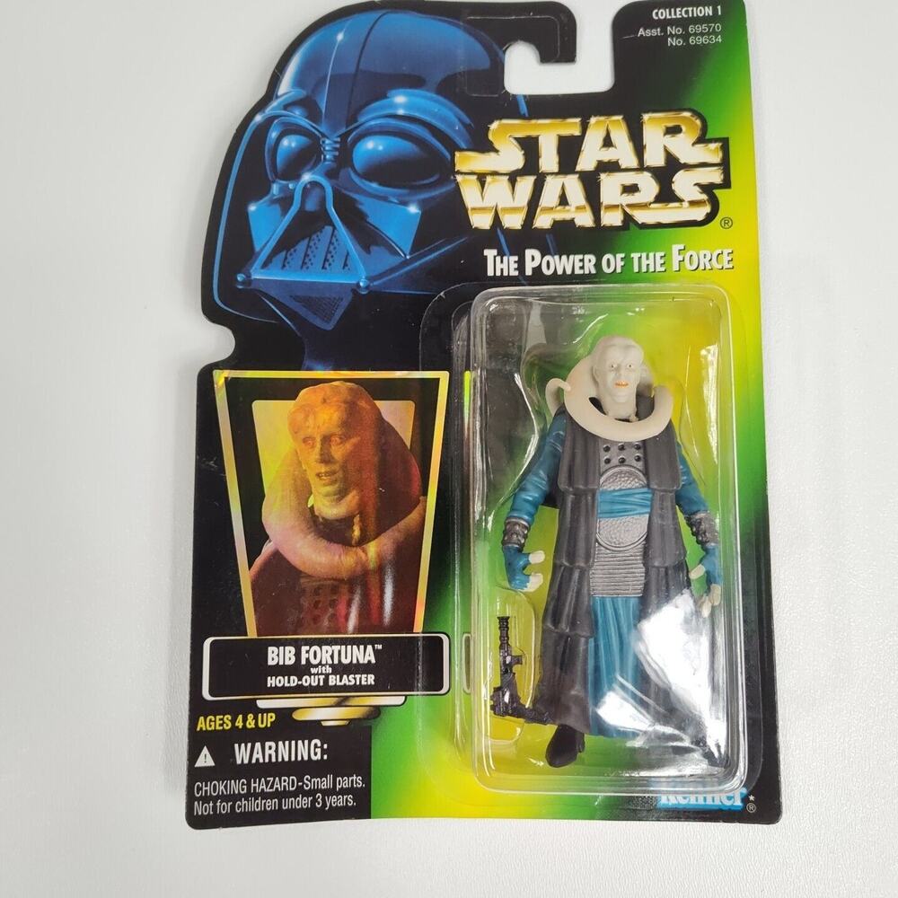 Kenner Star Wars Power of the Force‎ Green Card Bib Fortuna Sealed Action Figure